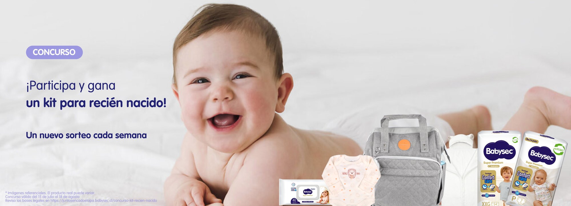 ¡Participa y gana un kit para recién nacido!